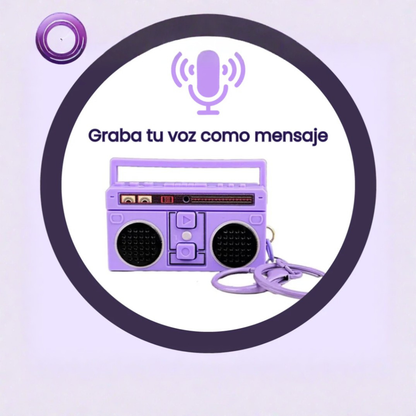 Llavero grabadero de voz